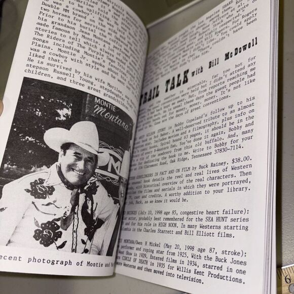 Vintage Issue 106 Wranglers Roost B Western Movie Magazine - Roy Rogers Death - Picture 7 of 7